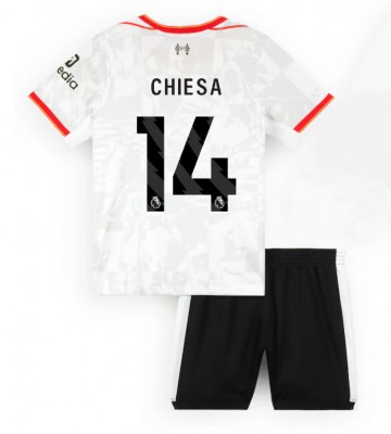 Liverpool Federico Chiesa #14 Tercera Equipación Niños 2024-25 Manga Corta (+ Pantalones cortos)